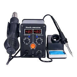 Паяльная станция 2в1 Silverflo 8586D-III PRO