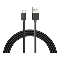 USB кабель T-PHOX NETS T-C801, Type-C, 1.2 м., Черный