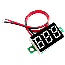 Цифровой вольтметр DC 100V, Зеленый