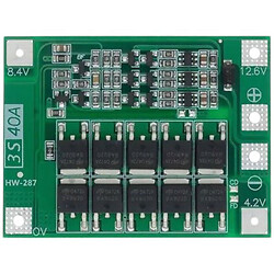 Контролер заряду/розряду LiIo батарей BMS 3S 40A без балансування