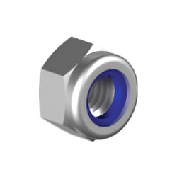 Гайка 5/8"-11 UNC Gr5(8), цинк білий, (~din 982)ASME B 18.16.6 Locknut NE