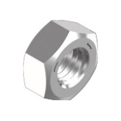Гайка 1/4"-20 UNC Gr5(8), цинк білий, (~din 934)ASME B 18.2.2 HN