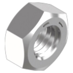 Гайка 1/2"-13 UNC Gr8(10), цинк білий, (~din 934)ASME B 18.2.2 HN