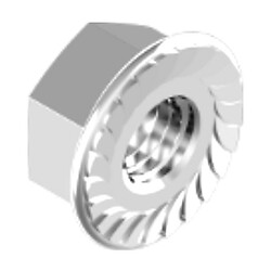 DIN6923 Гайка М8 фланц А2 зубчата