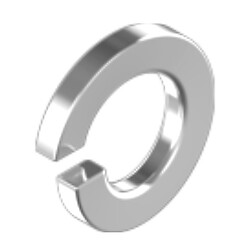 DIN127B Шайба 6 пружинная, цинк белый, для класса прочности 4.6-5.8