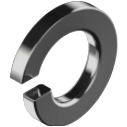 DIN127B Шайба 2,5 пружинная, без покрытия, для класса прочности 4.6-5.8