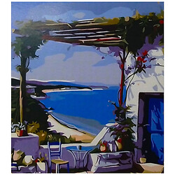 Картина за номерами "Бунгало у затоцi", 40x50cm, Оптифрост