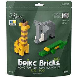 Конструктор "Брикс: зоо", 190 дет., Tigres
