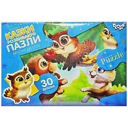 Пазлы "Совы с животными", 30 элементов, Danko Toys