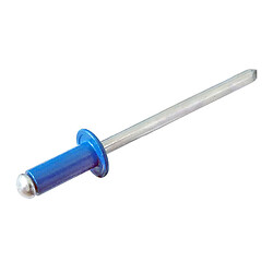 RF-Заклёпка 4,0х16 RAL8017 Al/St темно-коричневый плоская /8-12 ISO 1,2kN