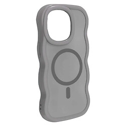 Чехол (накладка) Apple iPhone 16, Undine, MagSafe, Серый