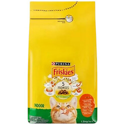 Корм для котів сухий Friskies Курка, овочі 1,5 кг, Purina