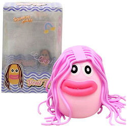Антистрес-піна "Губастий волосатик", рожеве волосся, Mic
