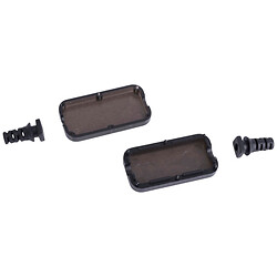 Корпус ABS черный прозрачный 43x22x11mm