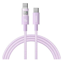 USB кабель Baseus P10382702511-00 Display 2, Type-C, 1.0 м., Фиолетовый