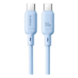 USB кабель Baseus P10377704313-00 Silky, Type-C, 1.0 м., Синий