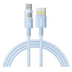 USB кабель Baseus P10382701311-00 Display 2, Type-C, 1.0 м., Синий