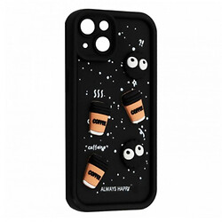 Чехол (накладка) Apple iPhone 13, HAPPY Cookie, Черный
