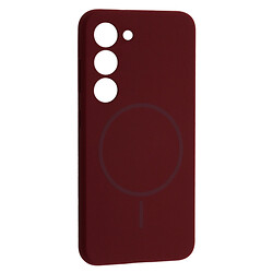 Чехол (накладка) Samsung S911 Galaxy S23, Air Beats, MagSafe, Plum, Бордовый