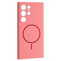 Чехол (накладка) Samsung S918 Galaxy S23 Ultra, Air Beats, MagSafe, Rose Pink, Розовый