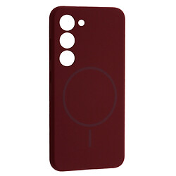 Чохол (накладка) Samsung S916 Galaxy S23 Plus, Air Beats, MagSafe, Plum, Бордовий