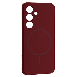 Чохол (накладка) Samsung Galaxy S24, Air Beats, MagSafe, Plum, Бордовий