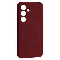 Чохол (накладка) Samsung S926 Galaxy S24 Plus, Air Beats, MagSafe, Plum, Бордовий