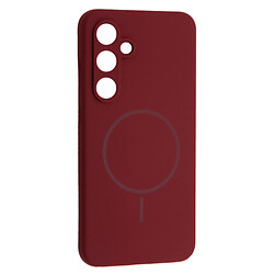 Чохол (накладка) Samsung Galaxy S25, Air Beats, MagSafe, Plum, Бордовий