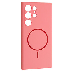 Чехол (накладка) Samsung Galaxy S25 Ultra, Air Beats, MagSafe, Rose Pink, Розовый