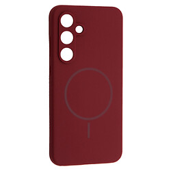 Чехол (накладка) Samsung Galaxy S25 Plus, Air Beats, MagSafe, Plum, Бордовый