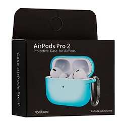 Чехол (накладка) Apple AirPods Pro 2, Silicone Classic Case, Noctilucent, Прозрачный