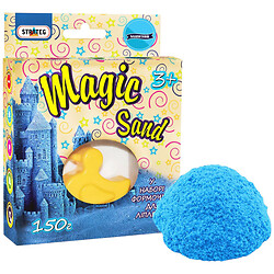 Кинетический песок "Magic Sand", с формочкой, 150 г, Strateg