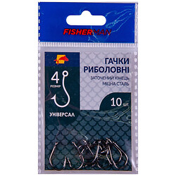 Набір гачків риболовних Fisherman №4