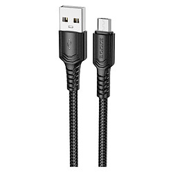 USB кабель Borofone BX116, MicroUSB, 1.0 м., Білий