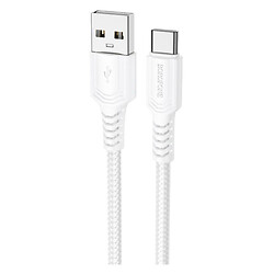 USB кабель Borofone BX116, Type-C, 1.0 м., Білий