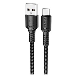 USB кабель Borofone BX116, Type-C, 1.0 м., Черный