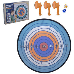Дартс "Axe Throwing": 2 м'ячики, 3 сокири, 56 см, на липучках, Jinbao Toys