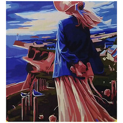 Картина по номерам "Наслаждение у моря", 40x50cm, Оптифрост