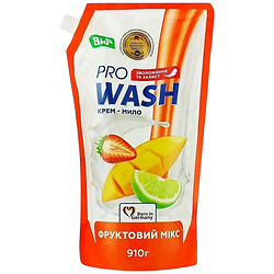 Крем-мыло жидкое Pro WASH Фруктовый микс, дой-пак 910 г