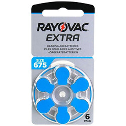 Батарейка Rayovac Extra 675