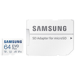 Карта памяти Samsung Evo Plus MB-MC64SA, 64 Гб.