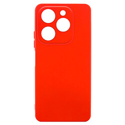 Чехол (накладка) Infinix Hot 40i, GETMAN Liquid Silk, Красный