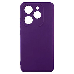 Чехол (накладка) Infinix Hot 40i, GETMAN Liquid Silk, Dark Purple, Фиолетовый