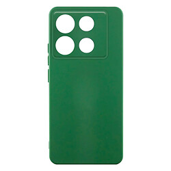 Чехол (накладка) Infinix Note 40 Pro, GETMAN Liquid Silk, Dark Green, Зеленый