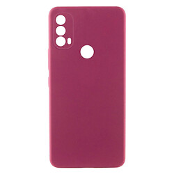 Чохол (накладка) Motorola XT2158 Moto E30 / XT2159 Moto E40, GETMAN Liquid Silk, Marsala, Бордовий