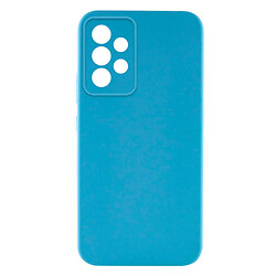 Чохол (накладка) Samsung A325 Galaxy A32, GETMAN Liquid Silk, Блакитний
