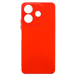 Чехол (накладка) Xiaomi Redmi Note 14 5G, GETMAN Liquid Silk, Красный