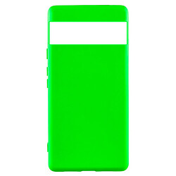 Чехол (накладка) Google Pixel 7 Pro, GETMAN Liquid Silk, Neon Green, Зеленый