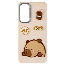 Чохол (накладка) Xiaomi Poco C61 / Redmi A3, Epik Leather Toys, Пісочний