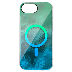 Чехол (накладка) Apple iPhone 16e, Shiny Mountain, MagSafe, Green-Blue, Зеленый